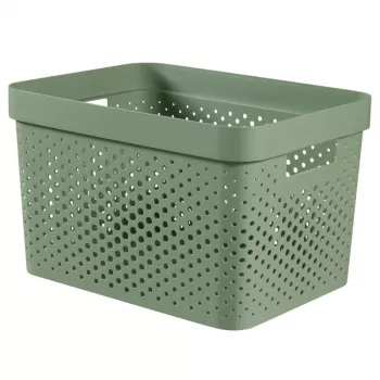 CURVER Infinity Recycled doboz 17L 36x27x22cm zöld
