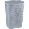 CURVER Infinity Recycled 60L szennyeskosár 44x35x60cm szürke
