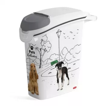 CURVER Pets Life kutyatáp-tároló 10kg 23L légmentes műanyag