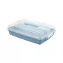 CURVER Smart To Go téglalap alakú tortaszállító doboz, 45 x 29,5 x 11,1 cm, kék