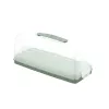 CURVER Smart To Go téglalap alakú süteményszállító doboz 35,5 x 15 x 14,2 cm zöld