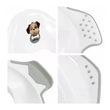 keeeper Toilet Training Seat with Anti-Slip Function 'Ewa Dogs' White 30x40x15cm
