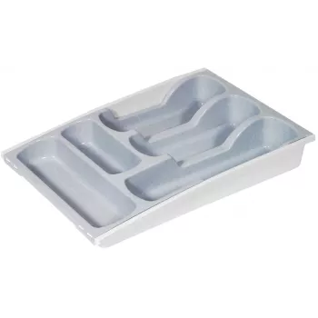 CURVER Cutlery Tray 30 x 42 x 6.4 cm, Grey