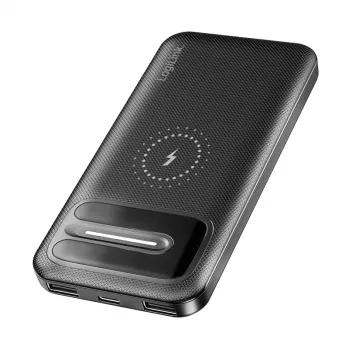LogiLink PA0343RF vezeték nélküli powerbank 10000 mAh fekete