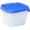 Curver Fresh & Go 3 négyzet alakú ételtároló dobozból álló szett 1,2L kék