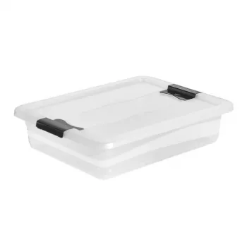 keeeper Crystalbox Cornelia doboz fedéllel 7L, 39,5 x 29,5 x 9,5 cm, átlátszó