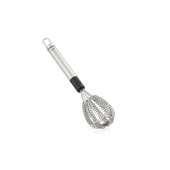 LEIFHEIT Speed Quirl S habverő, nemesacél, 27 cm, mosogatógépben mosható, fehér/szürke