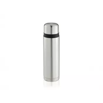 LEIFHEIT Thermos Coco 1,0L rozsdamentes acél vákuumos hőszigetelt palack, ezüst
