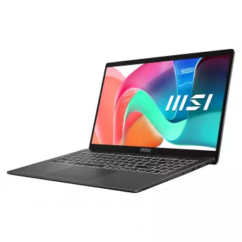 MSI Modern 15 F1MG-1246FRNN laptop, 15,6 inch Full HD IPS, Intel Core 5 120U, 16GB DDR4, 512GB SSD, Windows 11 Pro, francia AZERTY billentyűzet