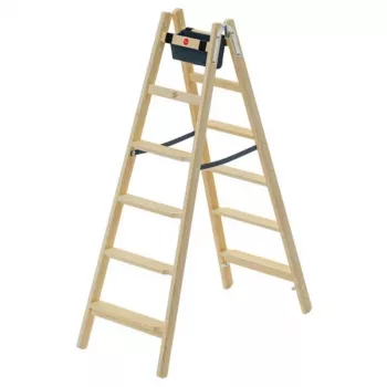 HAILO kétoldali létra H77 ComfortLine fa 2x6 fok