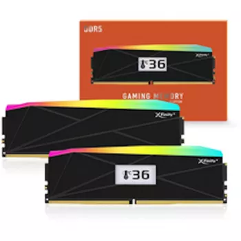 V-Color Manta XFinity+ aRGB DDR5-8000 RAM, CL40, EXPO - 32 GB dual kit, fekete