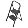 HAILO K44 StandardLine összecsukható lépcső biztonsági kapaszkodóval, 2 fok, acél, fekete, 150 kg