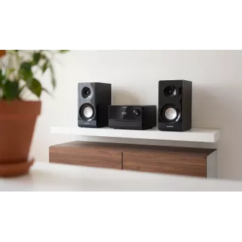 Blaupunkt MS49DAB mikro Hi-Fi rendszer DAB+ és Bluetooth funkcióval, fekete
