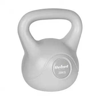 REBEL ACTIVE bitumen kettlebell 20 kg szürke