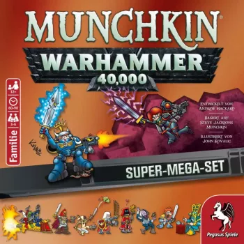Pegasus Munchkin Warhammer 40K Super Mega Set kártyajáték