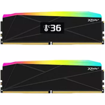 V-Color Manta XFinity+ aRGB 32GB (2 x 16GB) DDR5-6400 CL32 asztali memóriakészlet, Intel XMP 3.0 / AMD EXPO, fekete