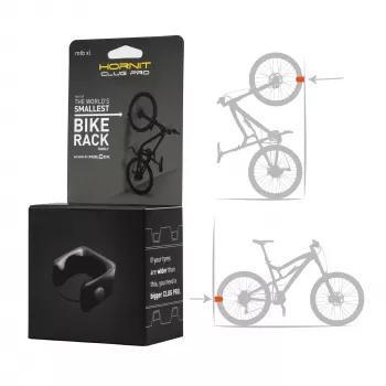 HORNIT CLUG PRO MTB XL kerékpár fali tartó klip fekete 7764XCP