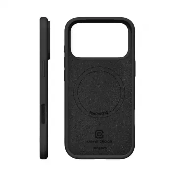 Crong Color Cover mágneses tok iPhone 18 Pro Max / 17 Pro Max készülékhez (fekete)
