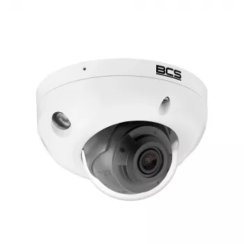 BCS 8MP kültéri dome IP kamera MI-analízissel, 2,8mm fix gyújtótávolság, 30m IR, IP67, IK10, PoE BCS-P-DMIP28FSR3L3-Ai2