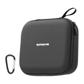 Sunnylife NE2-B122-D bőrtok hálózsákkal DJI Neo 2-höz, fekete
