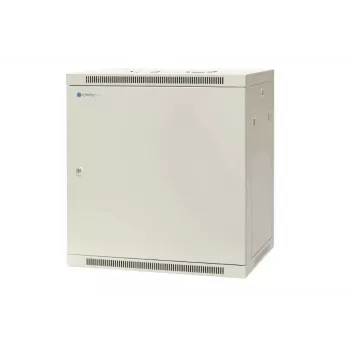 EMITER EM/AP6412-B 12U fali hálózati szekrény 19 inch 600x450x635mm fekete acél
