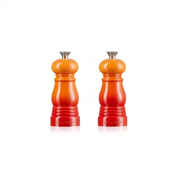 Le Creuset só- és borsdaráló készlet 11 cm Volcanic Orange