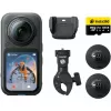 Insta360 X6 360 fokos akciókamera, motoros csomag, 8K, fekete
