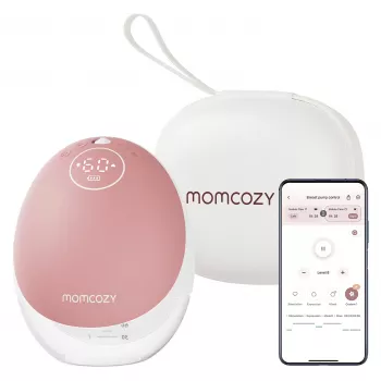 Momcozy - M9 kéz nélküli mellszívó - piros