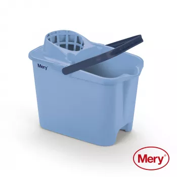 MERY vödör 14L préssel kék