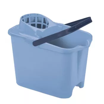 MERY téglalap alakú vödör 12L nyomógombbal kék