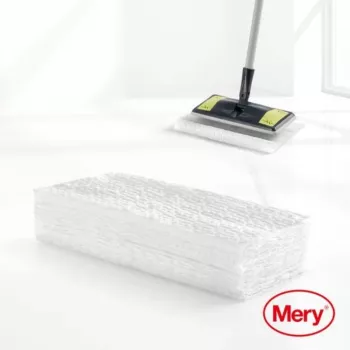MERY mikroszálas portörlő kendő 20 db, Dust Mop padlókeféhez, 29,5x21,5cm