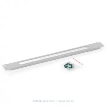 Triton RAC-ZP-X03-A1 19 inch 1U kábelbevezető lap kefe nélkül, szürke