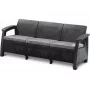 KETER Corfu Love Seat Max háromszoros kerti kanapé szürke