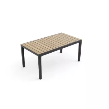 KETER Deco Corale 160 kerti asztal teak hatás/szürke