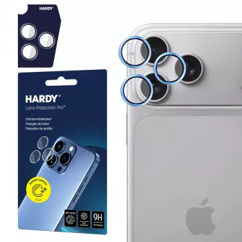 3MK PROTECTION Apple iPhone 18 Pro / 18 Pro Max – HARDY Lens Protection Pro világoskék