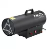 NEO TOOLS 90-085-01 gázfűtő 50 kW termosztáttal, IPX4, LPG, 1000 m³/h légáram, szabályzóval és tömlővel