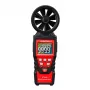 HABOTEST HT625B digitális anemométer USB-vel, szélsebesség-/hőmérséklet-/légmennyiség-mérő, háttérvilágításos LCD, külső lapátkerék-érzékelő