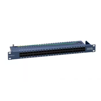 EMITERNET 19 telefonpanel/ISDN 50xRJ45 (1U) kék FN/TEL/FA850KT5084BK