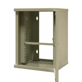 EMITER EM/SH02B5412-08 Light Series 19 hüvelykes 12U falra szerelhető hálózati szekrény, edzett üvegajtó, 550×450×590 mm