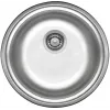 DEANTE ZHC 0803 1-Bowl Steel Kitchen Sink with Drainer, Satin Stainless Steel, Inset