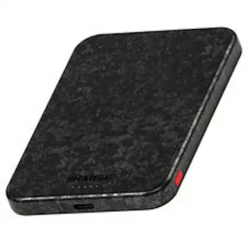 SHARGE CarbonMag 5K powerbank, 15W Qi, 20W USB-C - 5.000mAh, fekete