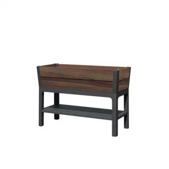 KETER Deco Elevated Garden Bed virágcserép 48L, dió