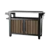 KETER Deco Unity XL 207L grillasztal dió színben