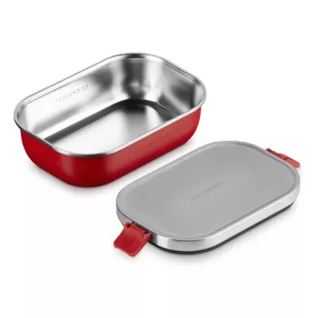 LE CREUSET ON THE GO uzsonnadoboz 900 ml, piros