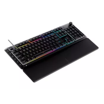 CORSAIR SKIFF 100 PLUS vezetékes gamer billentyűzet 10 zónás RGB-világítással fekete