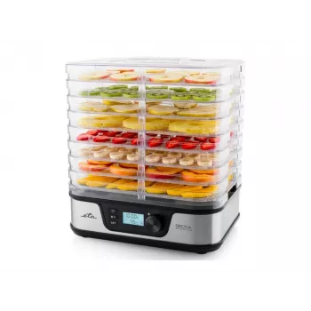ETA Secca Premium ETA930190000 aszalógép, 8 téglalap alakú betét, 380 W, ezüst