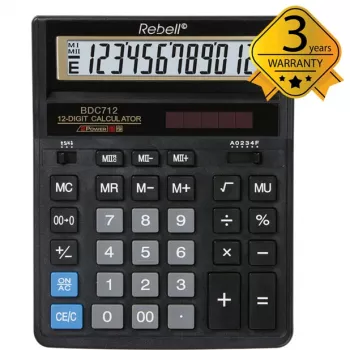 Rebell BDC712GL asztali számológép