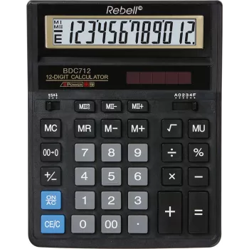 Rebell BDC712GL asztali számológép