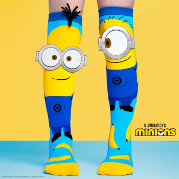 Gyerek térdzokni Overknee zokni Skarpetki Gogle Minionki 3d Minions / Madmia / Nb001