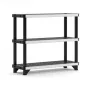 KETER 3 szintes Fused polc 122,1x45,7x105,8cm fekete